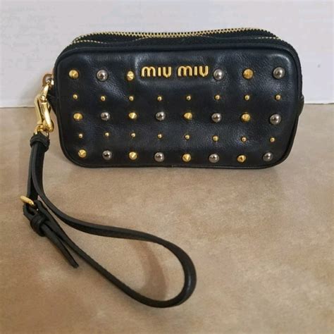 miu miu studded clutch|miu michael bags for women.